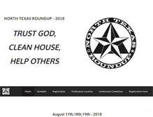 Tablet Screenshot of northtexasroundup.org